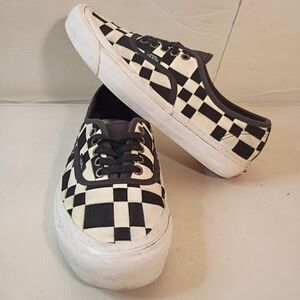 Vans Authentic 44 DX Woven Check Black/Marshmallow White M7.5/W9 VN0A4BVYBA2